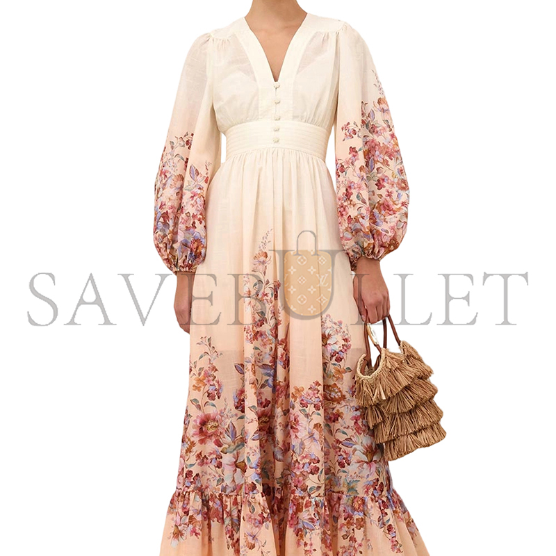 ZIMMERMANN AWAKEN PLUNGE MAXI DRESS 6875DRS261